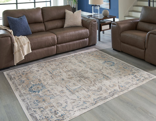 Ashley Express - Alfombra grande lavable Barkham
