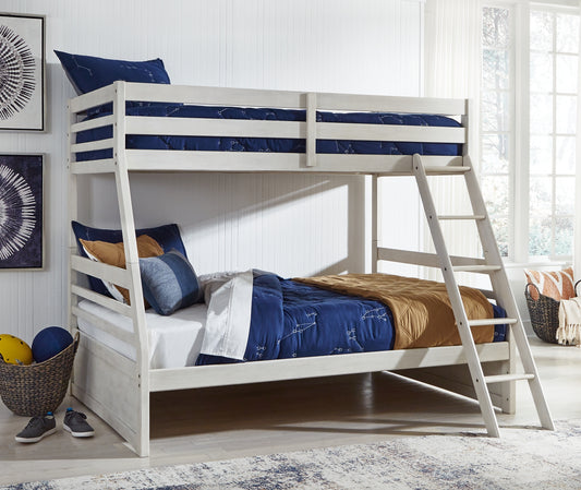 Ashley Express - Litera Robbinsdale con dos camas individuales sobre una cama matrimonial