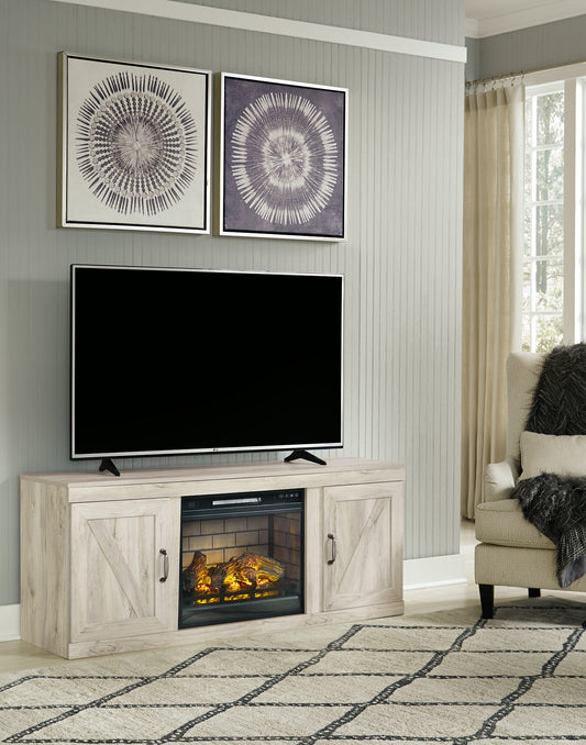 Ashley Express - Mueble de TV Bellaby con chimenea eléctrica