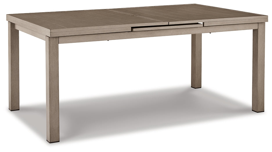Mesa de comedor RECT frente a la playa EXT