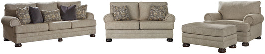 Sofá, loveseat, silla y otomana Kananwood