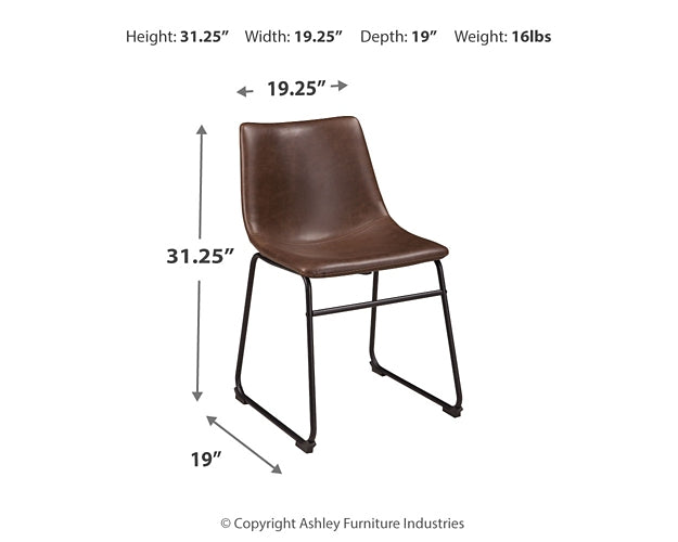 Ashley Express - Mesa de comedor Centiar y 4 sillas