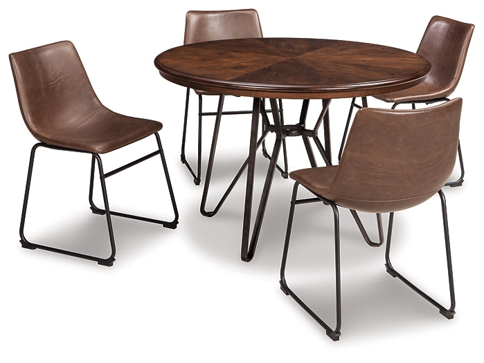 Ashley Express - Mesa de comedor Centiar y 4 sillas