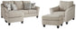 Sofá, chaise longue y otomana Abney