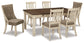 Mesa de comedor y 6 sillas Bolanburg