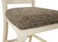 Mesa de comedor Bolanburg de altura de mostrador y 6 taburetes