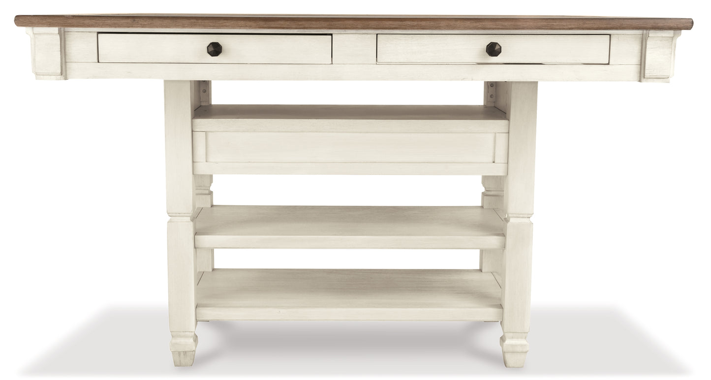 Mesa de comedor Bolanburg de altura de mostrador y 6 taburetes