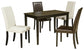 Ashley Express - Mesa de comedor y 4 sillas Kimonte