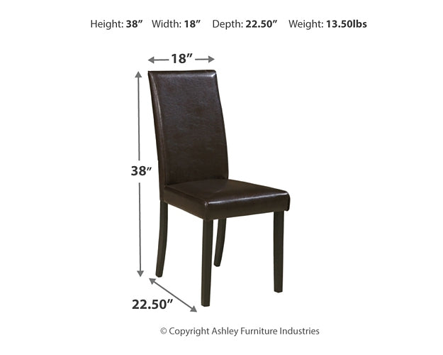 Ashley Express - Mesa de comedor y 4 sillas Kimonte