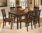 Ashley Express - Mesa de comedor Owingsville y 6 sillas