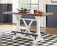 Ashley Express - Mesa de comedor Valebeck de altura de mostrador y 4 taburetes