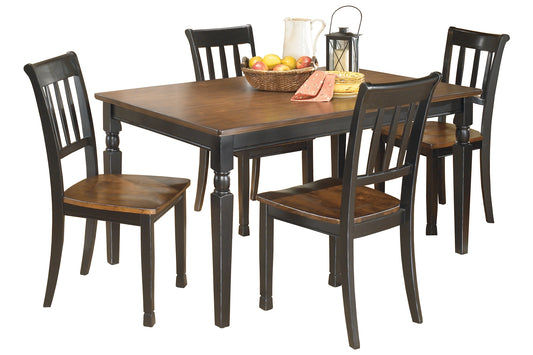 Ashley Express - Mesa de comedor y 4 sillas Owingsville