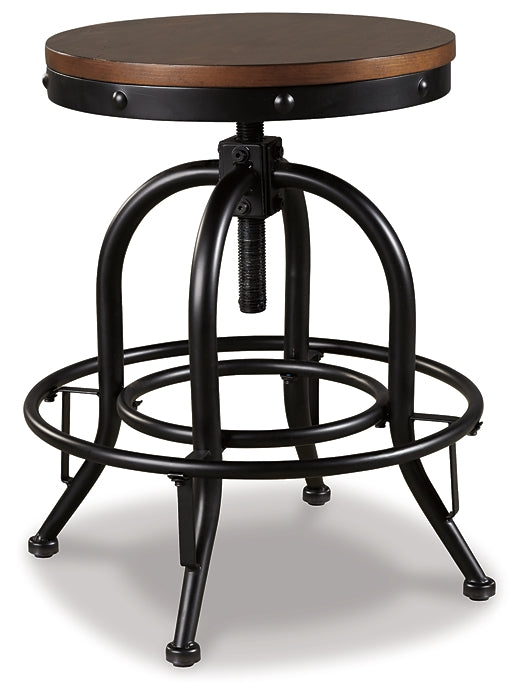 Ashley Express - Mesa de comedor Valebeck de altura de mostrador y 4 taburetes