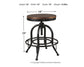 Ashley Express - Mesa de comedor Valebeck de altura de mostrador y 4 taburetes