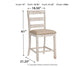 Ashley Express - Mesa de comedor Skempton de altura de mostrador y 4 taburetes