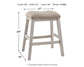 Ashley Express - Mesa de comedor Skempton de altura de mostrador y dos taburetes