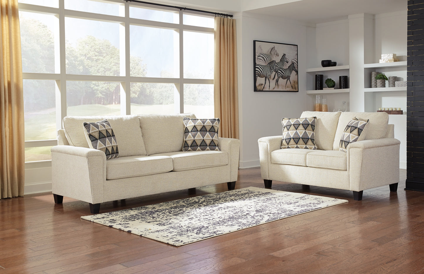 Sofá y loveseat
