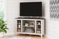 Ashley Express - Mueble de TV esquinero/chimenea Dorrinson OPT