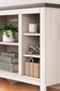 Ashley Express - Mueble de TV esquinero/chimenea Dorrinson OPT