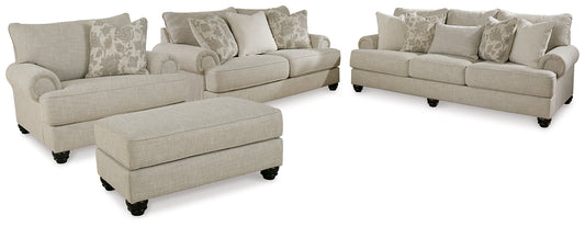 Sofá, loveseat, silla y otomana Asanti