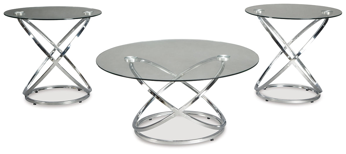Ashley Express - Juego de mesa auxiliar Hollynyx (3 piezas)