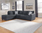 Sofá cama seccional de dos piezas Altari con chaise longue