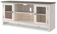 Ashley Express - Soporte para TV LG Dorrinson con opción de chimenea