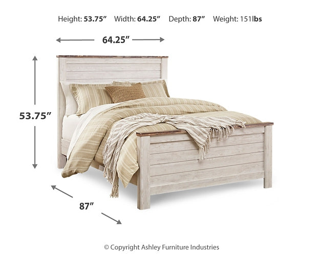 Ashley Express - Cama con paneles Willowton