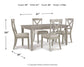 Ashley Express - Mesa de comedor Parellen y 4 sillas