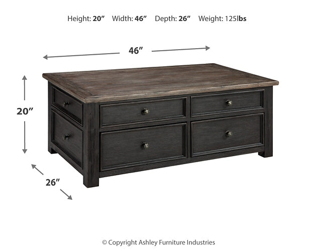 Ashley Express - Mesa de cóctel elevable Tyler Creek