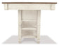 Mesa de comedor Bolanburg de altura de mostrador y 6 taburetes