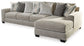 Seccional Ardsley de dos piezas con chaise longue