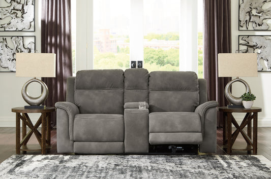 Loveseat/CON/ADJ HDRST DuraPella PWR REC de próxima generación