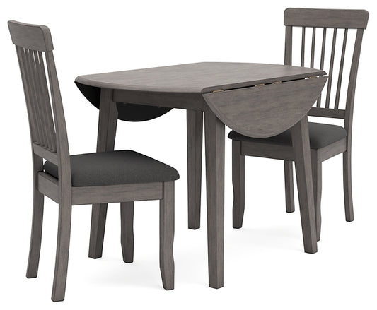 Ashley Express - Mesa de comedor Shullden y dos sillas