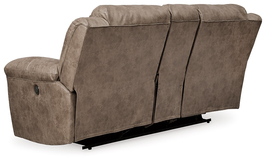Sofá de dos plazas Stoneland con consola