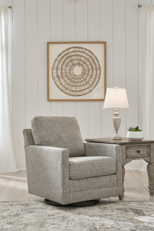 Sillón giratorio con acento deslizante Bralynn