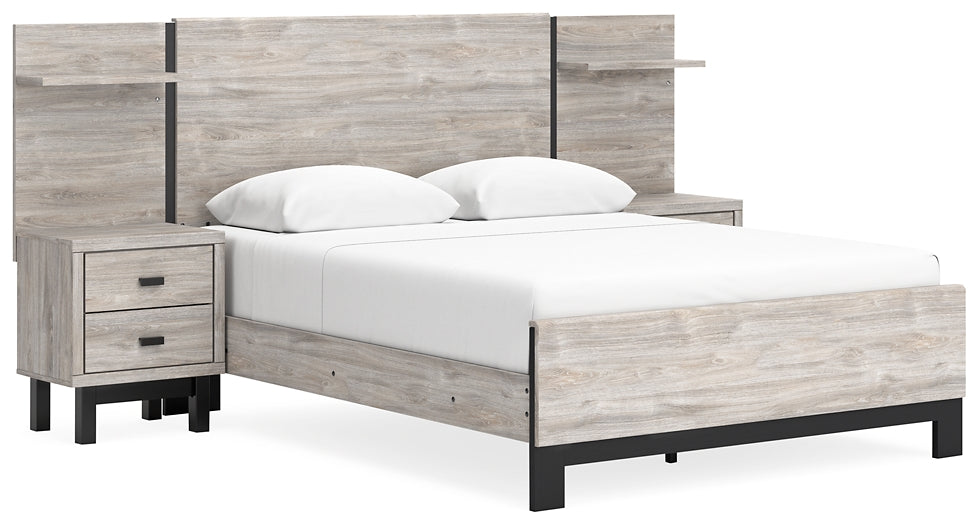 Ashley Express - Cama Vessalli con paneles y extensiones