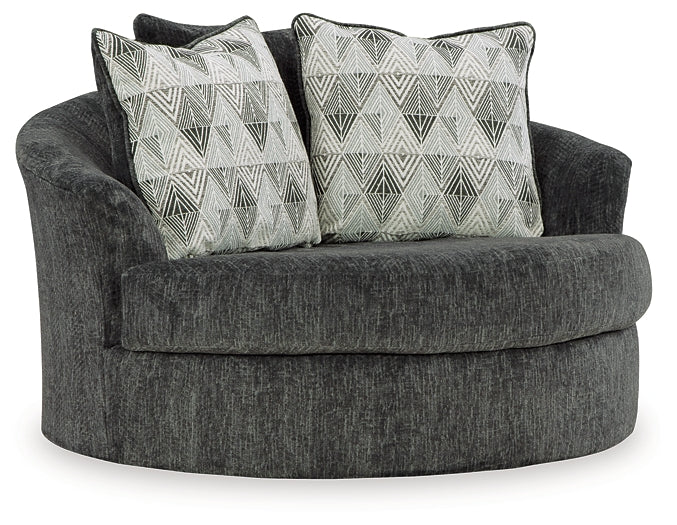 Silla giratoria decorativa extragrande Biddeford