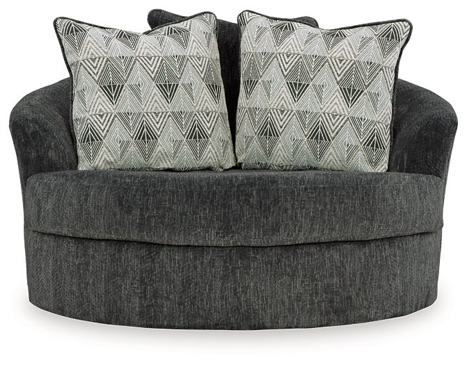 Silla giratoria decorativa extragrande Biddeford