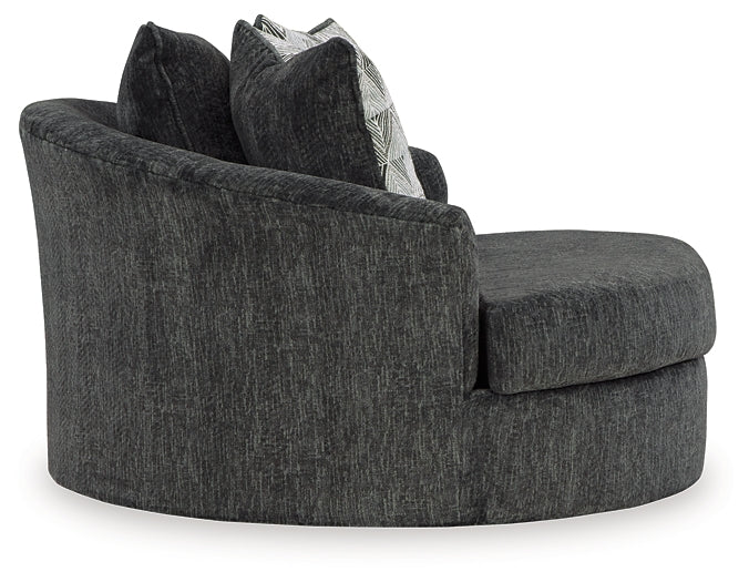 Silla giratoria decorativa extragrande Biddeford