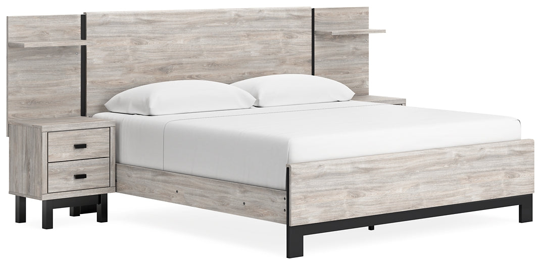 Ashley Express - Cama Vessalli con paneles y extensiones