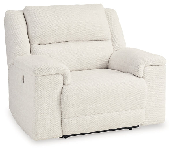 Sillón reclinable eléctrico con asiento ancho Keensburg