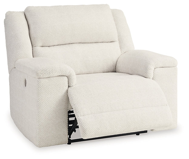 Sillón reclinable eléctrico con asiento ancho Keensburg