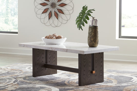 Ashley Express - Mesa de cóctel rectangular Burkhaus