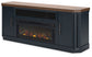 Mueble para TV Landocken de 83" con chimenea eléctrica