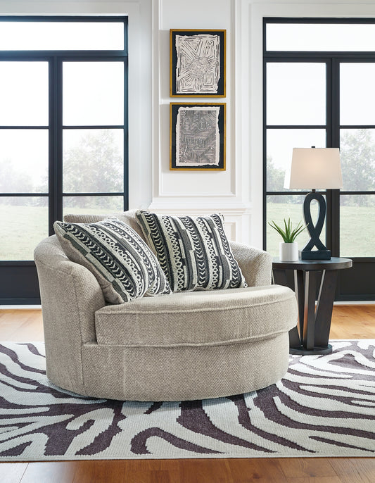 Silla giratoria extragrande con acento Calnita