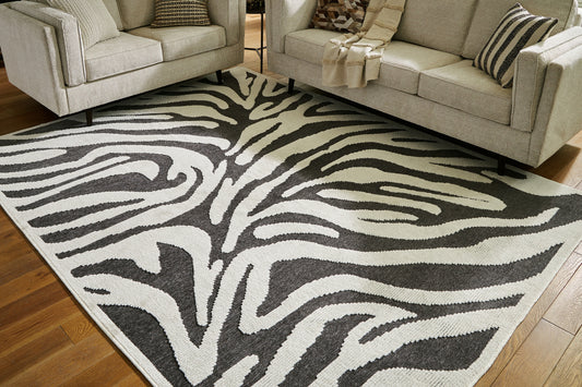 Ashley Express - Alfombra grande lavable Thomwith