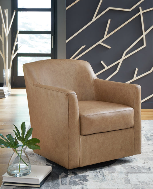 Silla giratoria decorativa Bradney