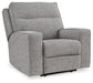 Sillón reclinable eléctrico Biscoe con reposacabezas ajustable