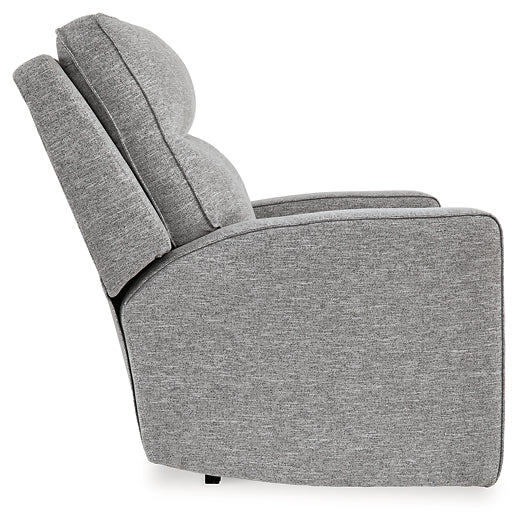 Sillón reclinable eléctrico Biscoe con reposacabezas ajustable